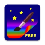 kids paint free android application logo